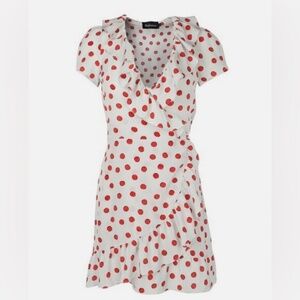 Realisation Par Valentina cherry wrap dress